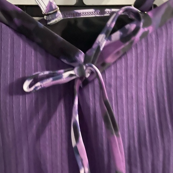 NIB Modlily Purple Strappy Bathing Suit size large - Picture 3 of 9